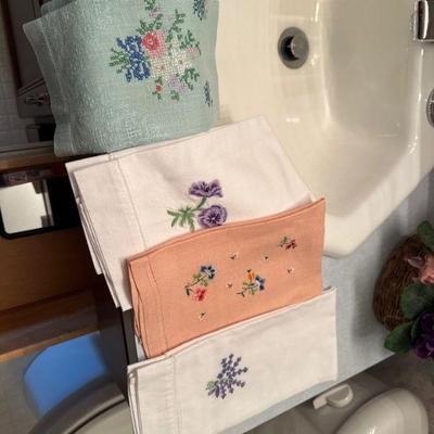 Handstitched towels