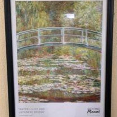 PPP010 Framed Claude Monet Print