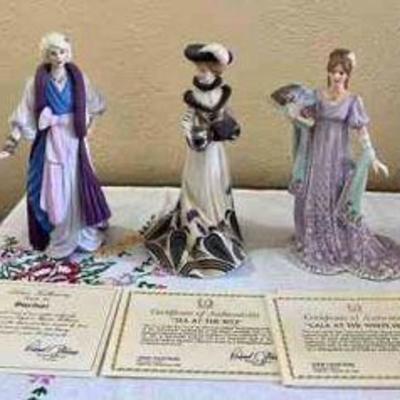 PPP033- (3) Collectible Lenox Porcelain Figurines