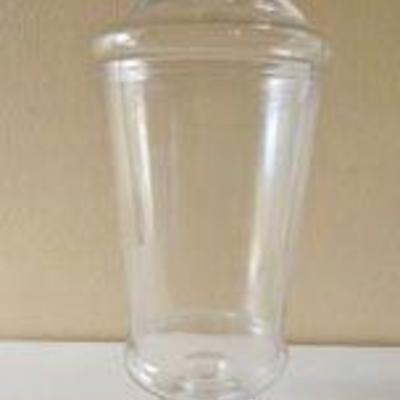PPP048-Williams Sonoma Footed Apothecary Jar/Lid