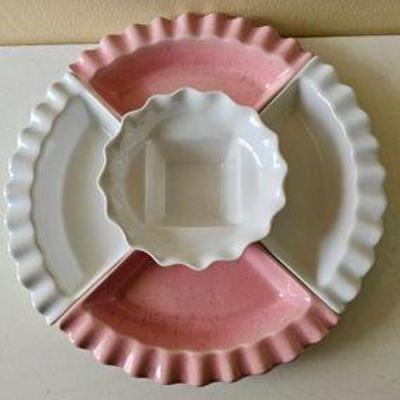 PPP190-Vintage Retro California 226 Lazy Susan Chip/Dip Tray