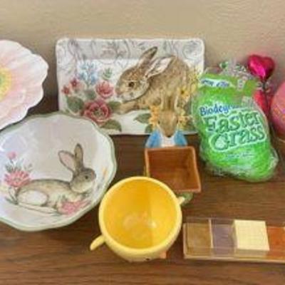PPP172- Assorted Ceramic Easter Theme Serve Ware 