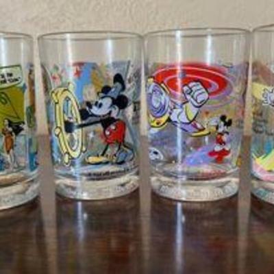 PPP109- 4 McDonald’s Walt Disney 100 Years Of Magic Anniversary Glasses