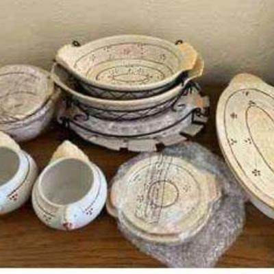 PPP077- Assorted Temptations Old World Cream Serveware