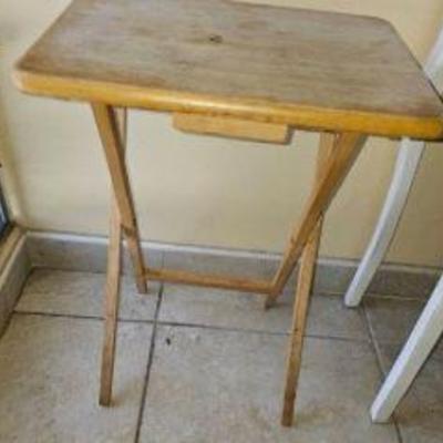 PPP022-Wooden Foldable TV Tray