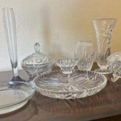 PPP127- Various Crystal Like Cut Glass