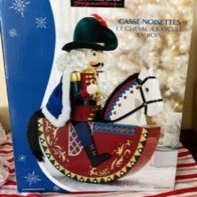 PPP074- Wooden Rocking Horse Nutcracker 