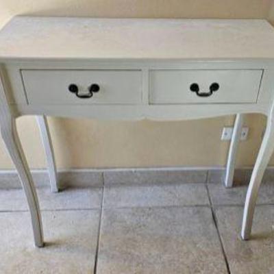 PPP020-2 Drawer White Vanity Table