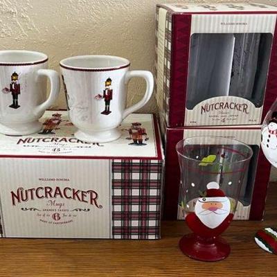 PPP218- Various Christmas Themed William-Sonoma Cups