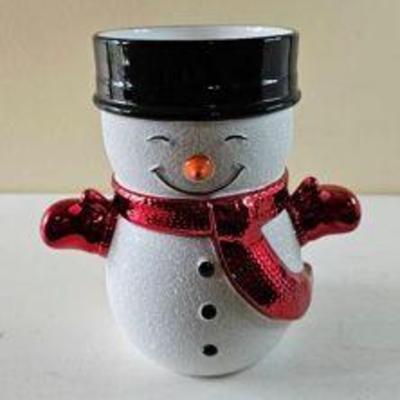 PPP229-Bath And Body Works Silly Snowman Candle Holder