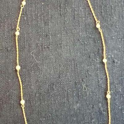 PPP263- 14k Gold Necklace