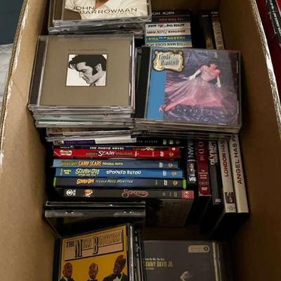 PPP232- DVD’S & CD’S Mystery Lot