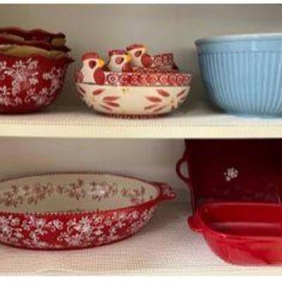 PPP016 Temptations, Williams Sonoma & Other Ceramic Dishes