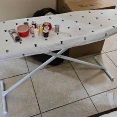 PPP246-Ironing Board With Sewing Supplies