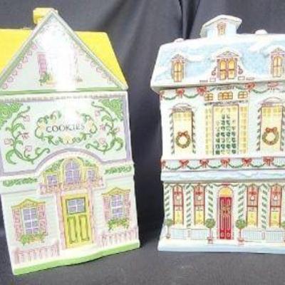 PPP101 - Lenox Village Collection Cookie Jars (2)