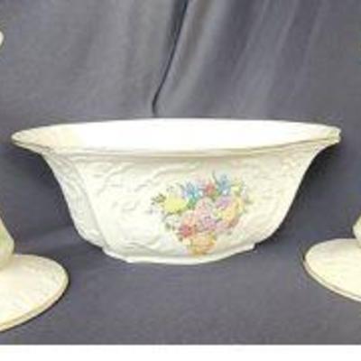 PPP068 - Lenox Collection Bowl and Candle Sticks 