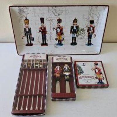 PPP131-Nutcracker Themed Dining Ware By Williams-Sonoma
