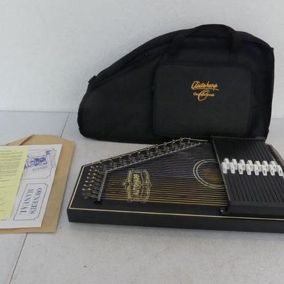 Vintage Otto Schmidt Autoharp Model #OS73B in Soft Side Case