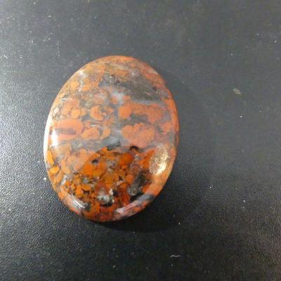 Ready-to-Set Oval Bloodstone - 30mm x 40mm - 60.5 ct