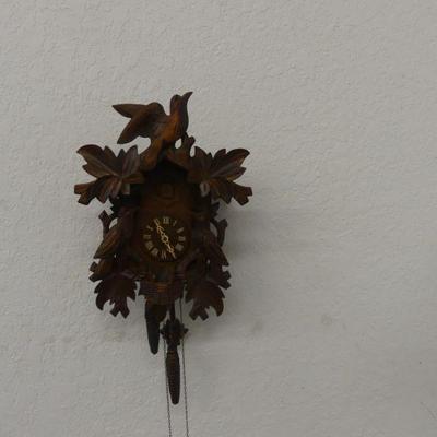 Vintage Black Forest Germany Hand Made Cuckoo Clock with Regula Movement