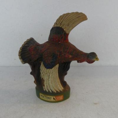 Vintage 1971-1979 Wild Turkey Series 1 Porcelain Decanter #3