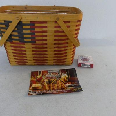 Vintage 1998 Longaberger Collectors Club 25th Anniversary Basket - New in Box