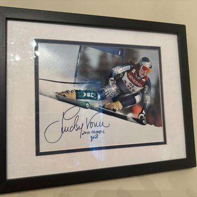 Autographed Lindsay Vonn Photo