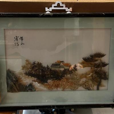 Semi-previous wall art