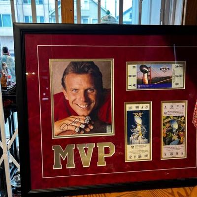Joe Montana signed picture 