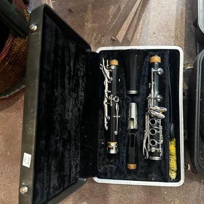 Clarinet with case