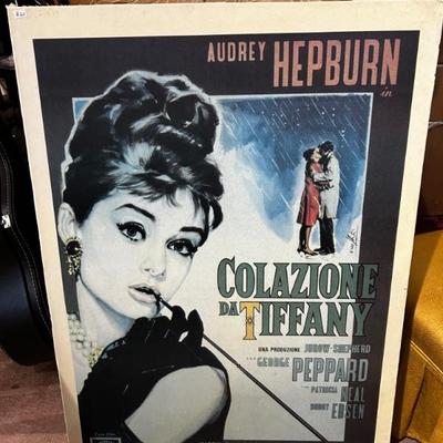 Movie posters on canvas