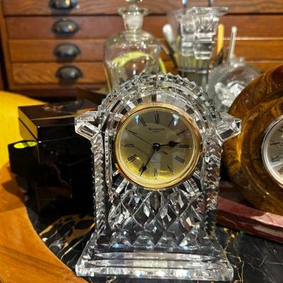 Waterford Crystal mantle clock
