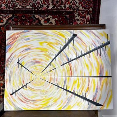 Oil on canvas expressionism 