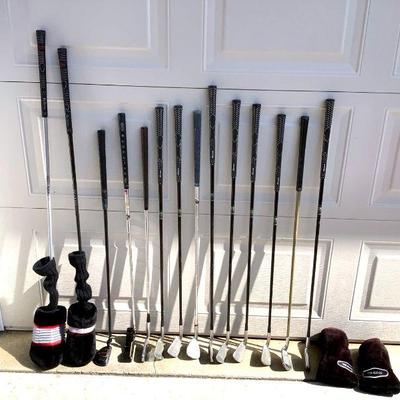 GRLI241 Mizuno/Callaway Golf Clubs	Mixture of golf clubs. 
