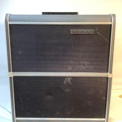 TEMA341 Sony Reel To Reel Recorder	Reel is 7".  Dual microphone and hi-low inputs.  Self contained carrying case with built in...