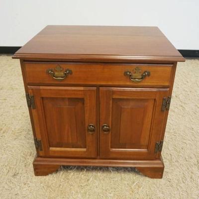 1150	HARDEN SOLID CHERRY 1 DRAWER, 1 DOOR STAND, APPROXIMATELY 18 IN X 24 IN X 24 IN H
