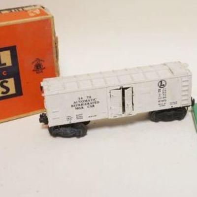 1286	LIONEL O GAUGE TRAIN NO 3472 OPERATING MILK CAR
