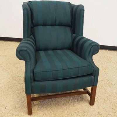 1157	CLAYTON MARCUS UPHOLSTERED WIND BACK CHAIR
