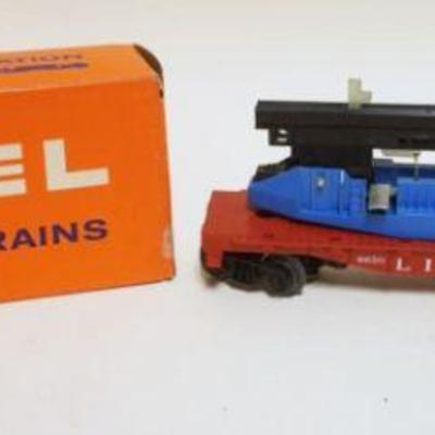 1276	LIONEL O GAUGE TRAIN NO 6650 MISSILE LAUNCHING FLAT CAR
