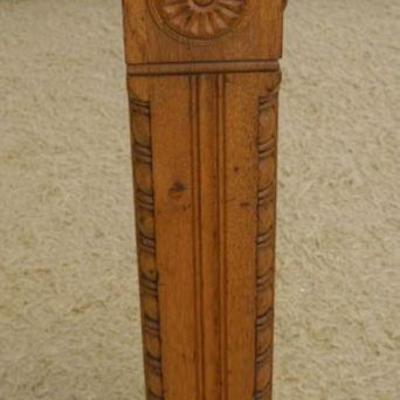 1200	OAK KNEWL POST, APPROXIMATELY 10 IN SQUARE, 38 IN H
