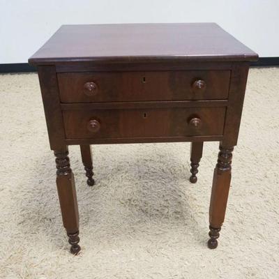 1193	ANTIQUE EMPIRE 2 DRAWER STAND, APPROXIMATELY 24 IN X 19 IN X 30 IN H
