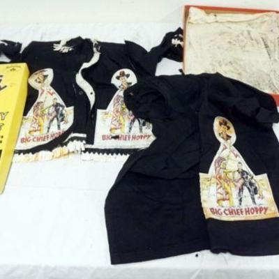 1252	HOPALONG CASSIDY *BIG CHIEF HOPPY* COSTUME, COSTUME WORN BADLY, BOX IN NICE CONDITION
