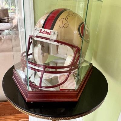 Joe Montana & Steve Young Signed Full Size Helmet with COA