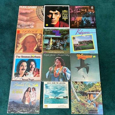 WWW070- Vintage Hawaiian Vinyl Records