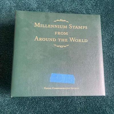 WWW059 Binder of Millenium Stamp Book From Around The World