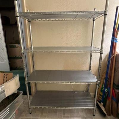 WWW204- (4) Tier Metal Storage Rack
