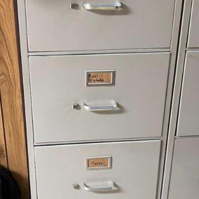 WWW027 Four Drawer Metal Filing Cabinet 