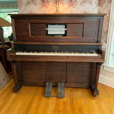PRE Selling $1,000
Gorgeous Euphona Player Piano w/ Player Rolls  
