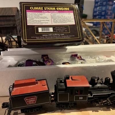 MTH Electric Climax Steam Engine 20-3039-1 $650