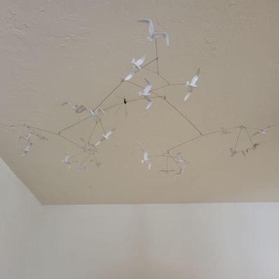 Bird ceiling mobile.